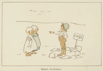 Irland, eine Zwangsräumung