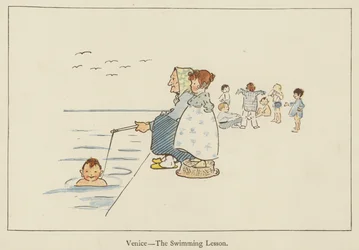 Venedig, die Schwimmstunde