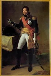 Ganzkörperporträt von Andre Massena, Herzog von Rivoli, Prinz von Essling, Marschall des Empire