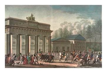 Einzug der Franzosen in Berlin, 27. Oktober 1806, um 1850