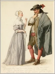 Porträt von Agnes und Arnolphe, um 1870