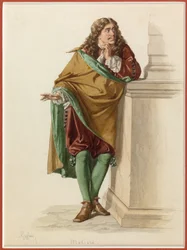 Porträt von Molière, um 1870