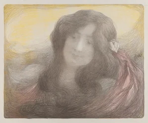 Mädchen mit langen Haaren