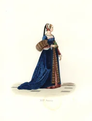 Dame am Hof von Franz I.