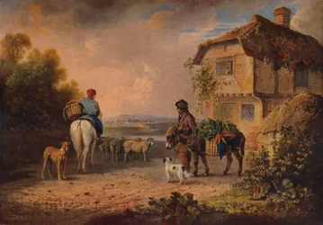 Auf dem Weg zum Markt, 1828