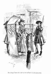 Illustration für Sheridans The School for Scandal (Gravur)