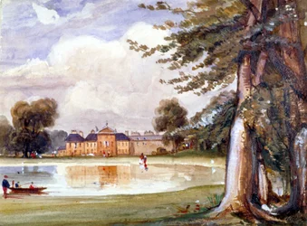 Ansicht des Kensington-Palastes, Kensington, London, um 1840