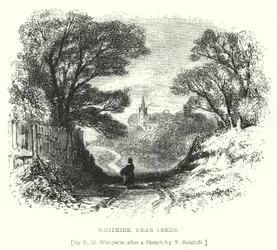 Whitkirk, bei Leeds (Gravur)