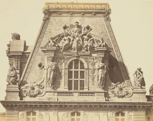 [Das Dach des Pavillon Turgot, Louvre, Paris]