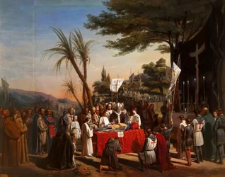 Begräbnis von Gottfried von Bouillon in Jerusalem, 23. Juli 1100