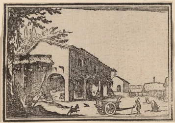 Hof eines Bauernhofs