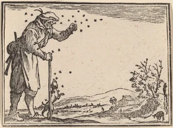 Bauer von Bienen angegriffen