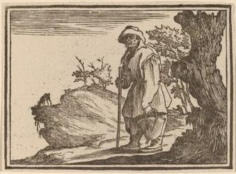 Bauer mit Sack