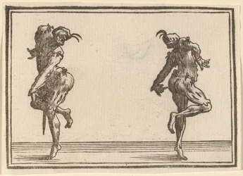 Zwei Pantalons tanzen
