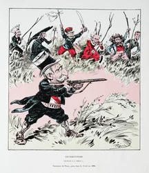 Die Treiber: Wehe der Wahrheit!, aus Histoire de la Troisieme Republique, Bd. I, l