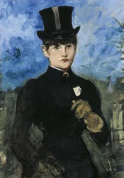 Reiterin, Frontalansicht (ca. 1882)