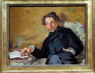 Porträt des französischen Dichters und Schriftstellers Stephane Mallarme