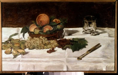 Stillleben, Früchte auf einem Tisch