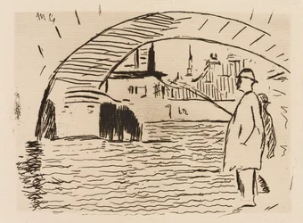 Der Bogen der Brücke, Platte 6 aus Le Fleuve