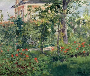 Der Garten in Bellevue, 1880