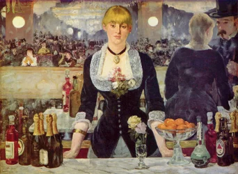 Eine Bar in den Folies-Bergère