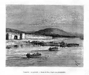 Campeche, Yucatán, Mexiko, 19. Jahrhundert