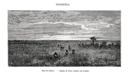 Los Llanos, Venezuela, 19. Jahrhundert