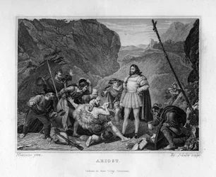 Ariosto, respektiert von Banditen, ca. 1833