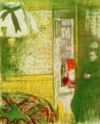 Innenraum mit Hängelampe