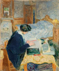 Lucy Hessel lesend - Gemälde von Edouard Vuillard (1868-1940)