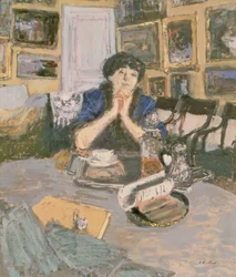 Madame Hessel mit einem Schal, 1911