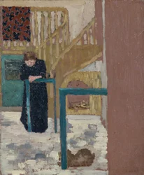 Mme Vuillard in einem Bühnenbildnerstudio, 1893-94