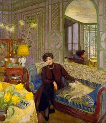 Porträt von Marcelle Aron, Ehefrau von Tristan Bernard (1866-1947) 1914