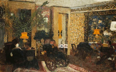 Zimmer mit drei Lampen, Rue St. Florentin, 1899