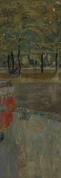 Der Garten von La Muette in Passy, Paris, ca. 1906-1907