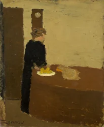 Frau in Schwarz