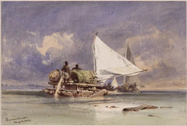 Jangadas auf dem Meer bei Pernambuco