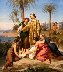 Die Entdeckung des Moses, ca. 1845