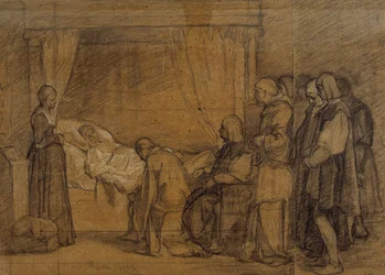 Studie für das Testament von Isabella der Katholischen