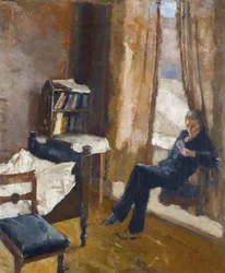 Andreas beim Lesen
