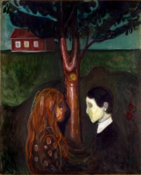 Augen in Augen, 1894. Maße: 136 x 110 cm. Oslo, Kommunes Kunstsamlinger, Munch-Museet