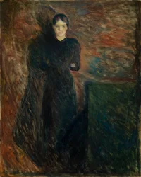Dame in Schwarz