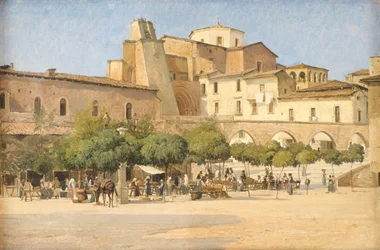 Der Marktplatz in Sulmona