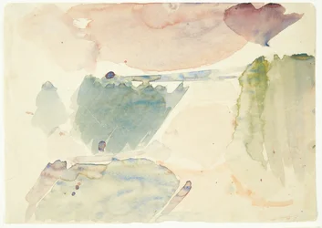 Farbstudie für das Langelinie-Bild