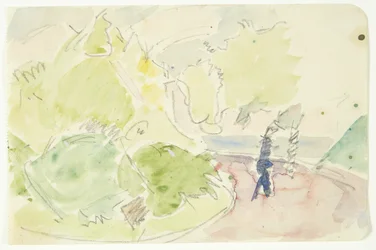 Farbstudie für das Langelinie-Bild