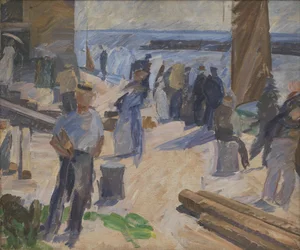 Das Postboot kommt an, Christiansø