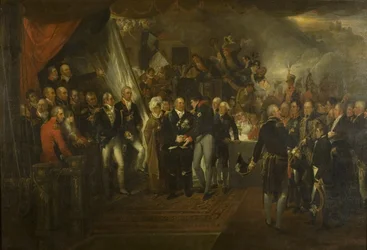 Die Einschiffung von Louis XVIII in Dover