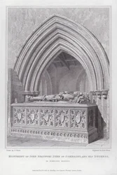 Denkmal von John Beaufort, Herzog von Somerset, und seiner Herzogin, in Wimborne Minster