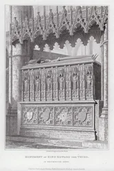 Denkmal von König Eduard III. in der Westminster Abbey