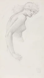 Studie einer weiblichen Figur